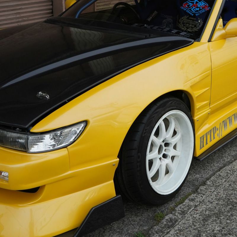 Origin Nissan S13 Silvia Front Fenders +20mm Double Vent - PAIR