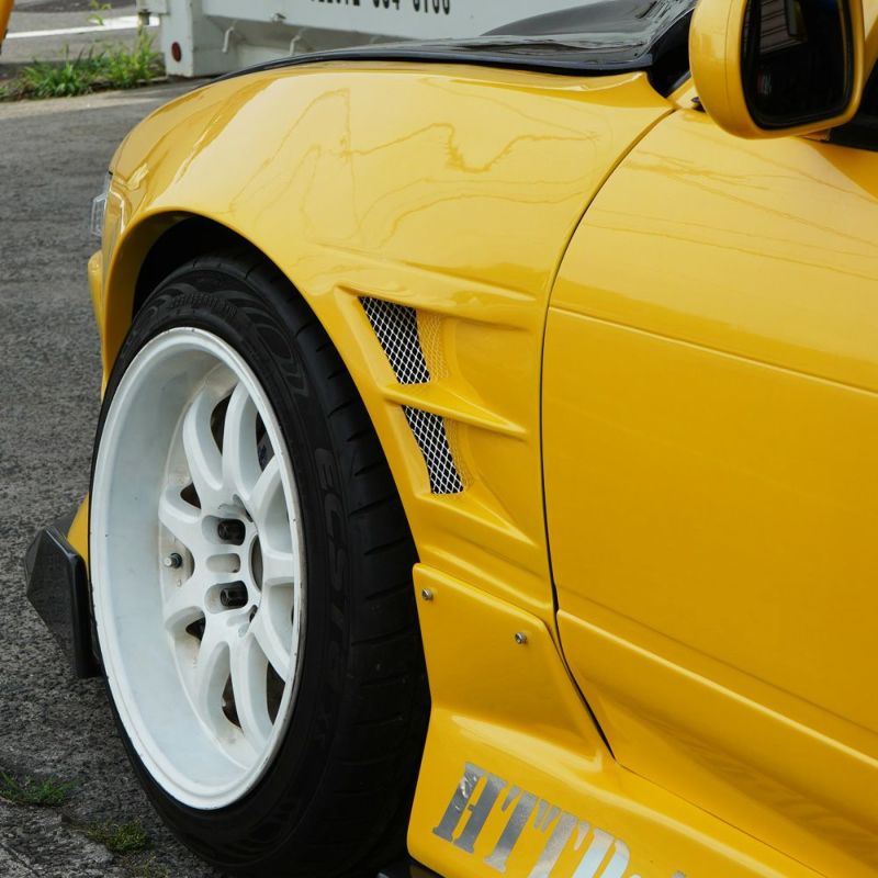 Origin Nissan S13 Silvia Front Fenders +20mm Double Vent - PAIR