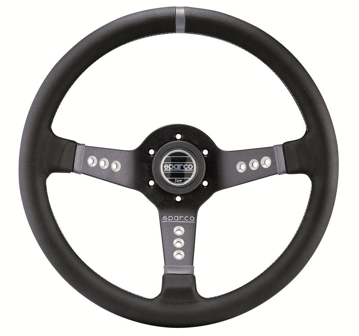 Sparco L777 Racing Steering Wheel - 350mm Leather