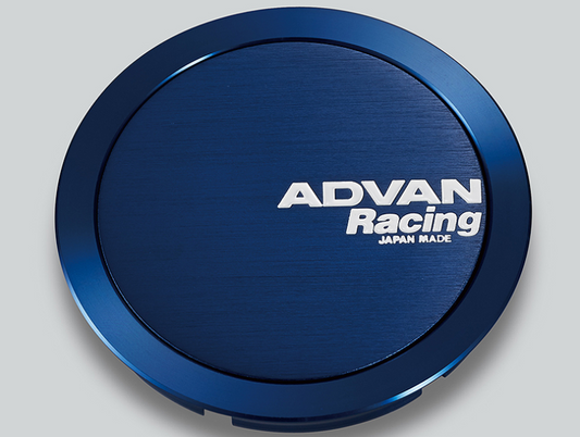 Advan 73mm Full Flat Wheel Centercap - Blue Anodized