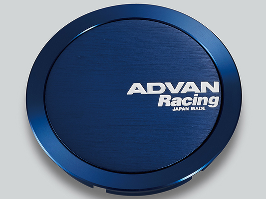Advan 63mm Full Flat Wheel Centercap - Blue Anodized