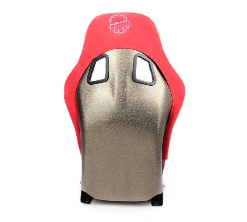 NRG FRP Bucket Seat ULTRA Edition Red Alcantara - Medium & Large