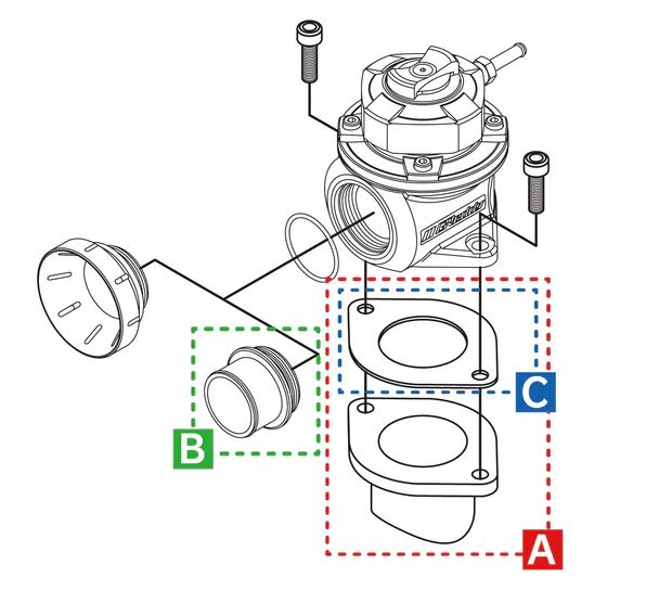 Greddy Blow Off Valve TYPE FV2 BOV - Black