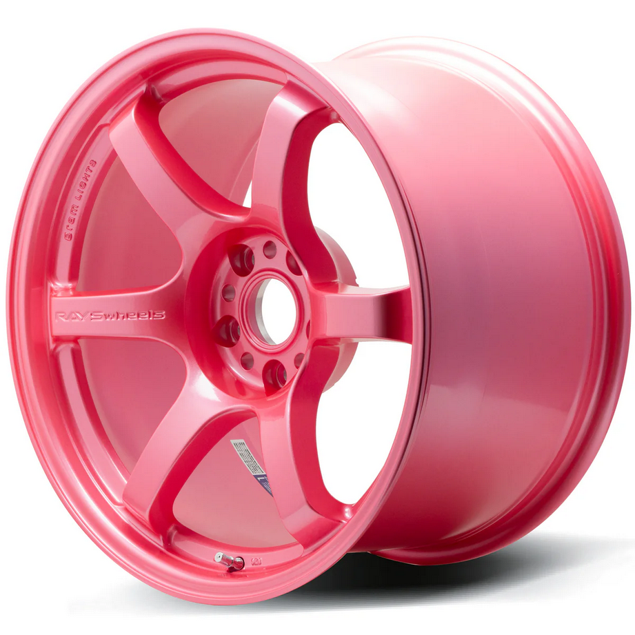 Gram Lights 57DR 18x10.5 +12mm 5x114.3 Sakura Pink Wheel (Special Order No Cancel)