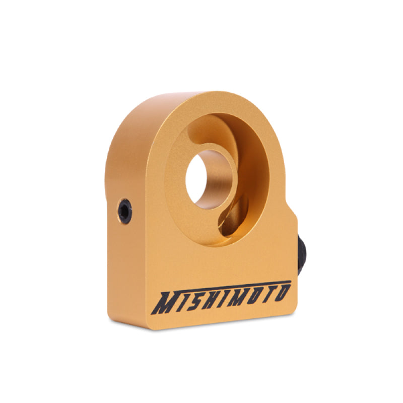 Mishimoto M20 Oil Sandwich Plate with Thermostat - Gold