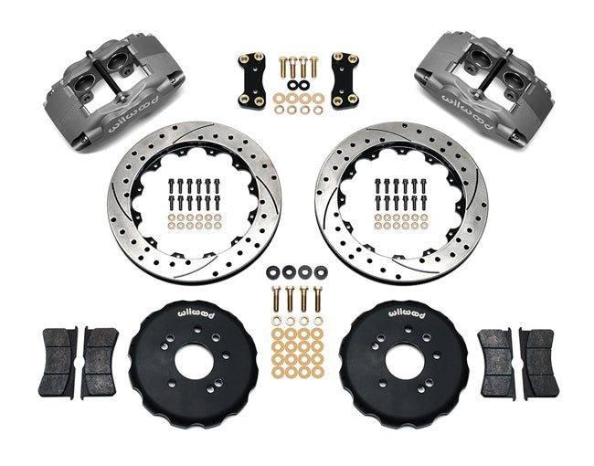 Wilwood Front Big Brake Kit 13.00in Drilled & Slotted Anodized - 240SX S13 S14