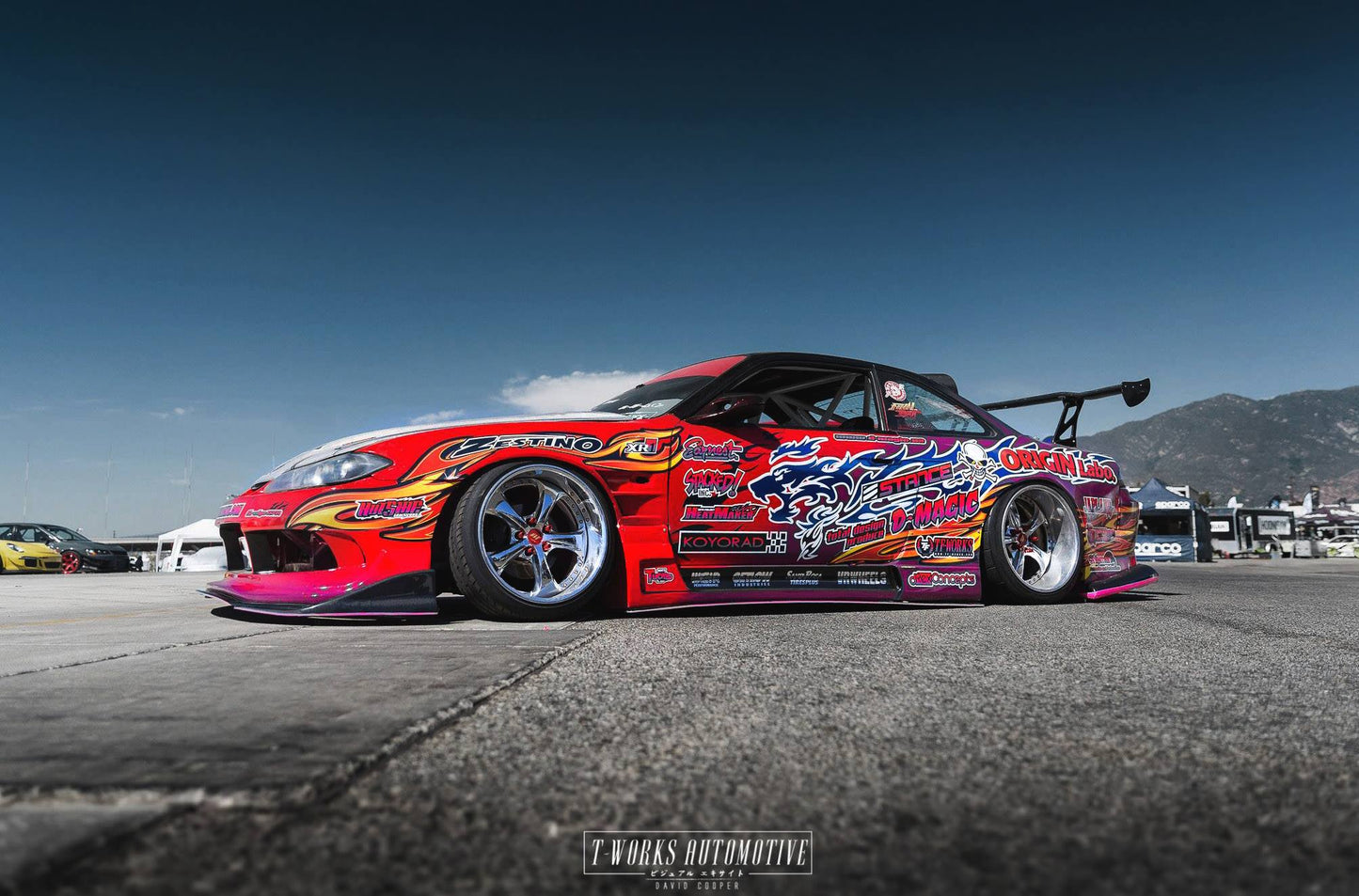 Origin S14 to S15 +20mm Dual Vent Front Fenders - PAIR