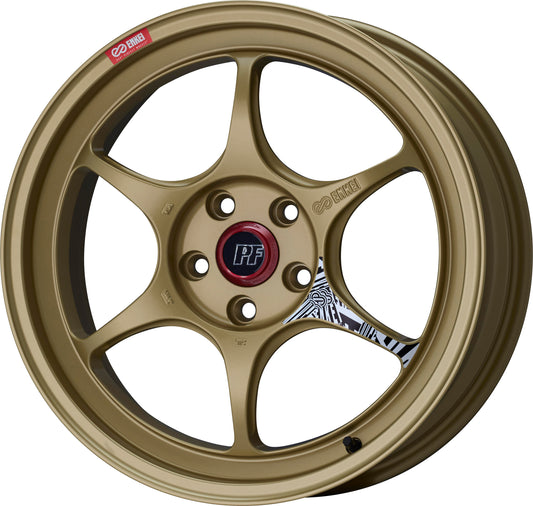 Enkei PF06 17x9 +35 5x114.3 - Gold Wheel