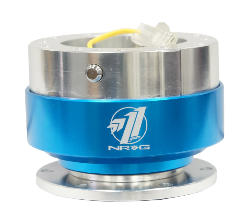 NRG Quick Release Gen 1.5 - Black Body / Blue Chrome Ring