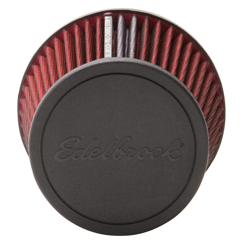 Edelbrock Air Filter - up to 370hp - Pro-Flo Series Conical 6.5in Red/Black