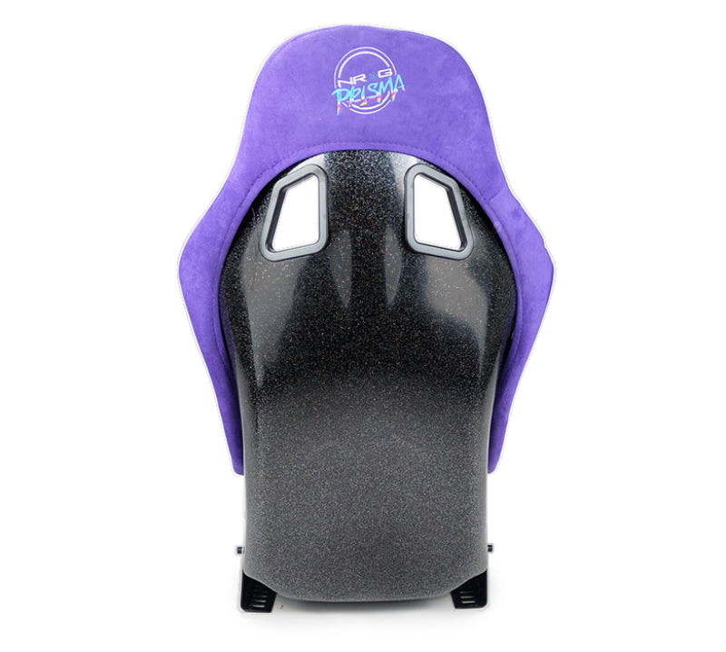 NRG FRP Bucket Seat PRISMA Edition Purple Alcantara - Medium & Large