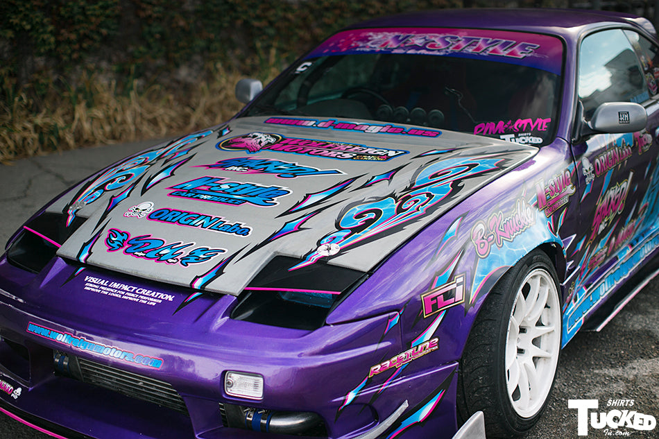 Origin S13 to S15 +20mm Single Vent Front Fenders - PAIR