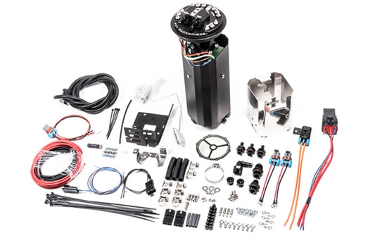 Radium Engineering 240sx S13 / R32 Fuel Hanger Plumbing Kit 10 Micron Stainless Filter