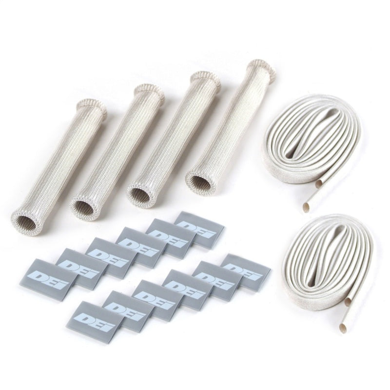 DEI Protect-A-Boot Spark Plug Wire Protector Kit - 4 Cylinder Kit - Silver