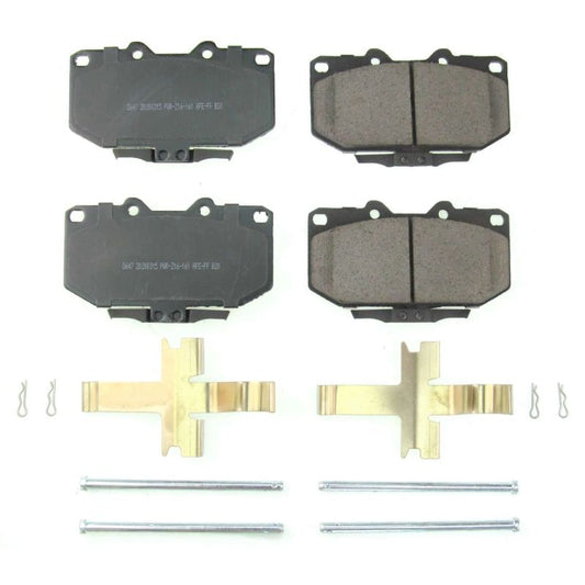 Power Stop Z17 Evolution Ceramic Brake Pads w/Hardware 89-96 300ZX Z32 - Front