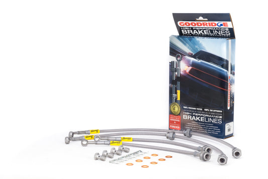Goodridge 89-94 Nissan 240sx S13 w/o ABS Brake Lines Full Kit