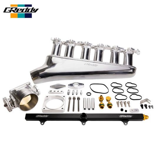 GReddy Billet Air Intake Manifold with Throttle Body + Fuel Rail - 2JZ GTE