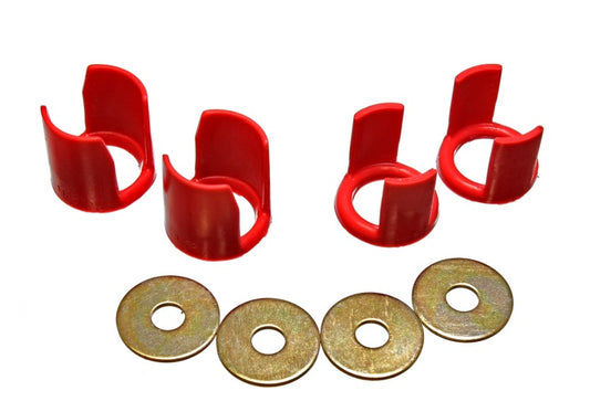 Energy Suspension 240sx S13 Rear Subframe Bushing Insert Set (RED)