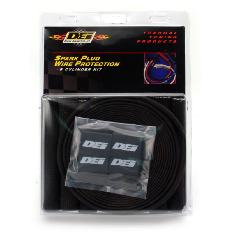 DEI Protect-A-Boot Spark Plug Wire Protector Kit - 8 Cylinder - Black