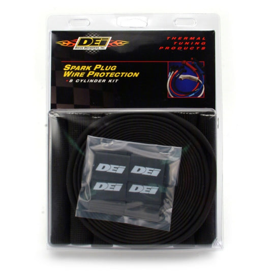 DEI Protect-A-Boot Spark Plug Wire Protector Kit - 8 Cylinder - Black