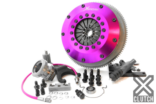 XClutch 2JZ GTE Stage 5 - 8.0" Twin Disc Ceramic Sprung Clutch Kit 890tq