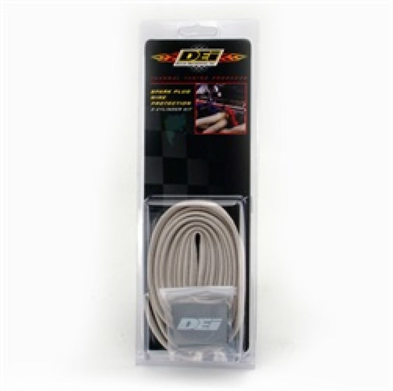 DEI Protect-A-Wire Spark Plug Wire Protector Kit - 2 Pack - Silver