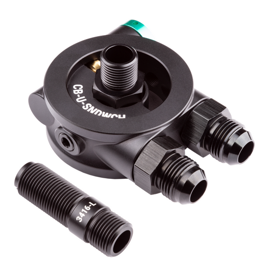 Chase Bays Toyota 1JZ / 2JZ Oil Cooler Block Adapter Kit