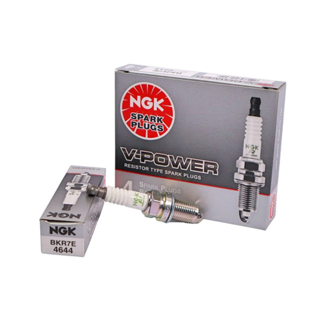 NGK BKR7E V-Power Spark Plug 4644 - Pack/4