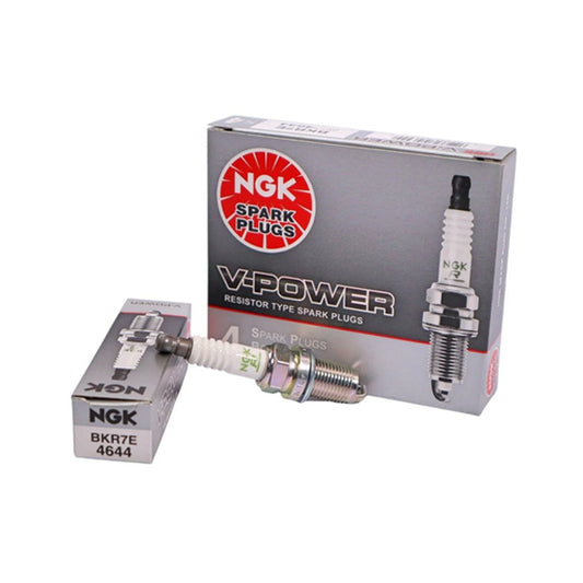 NGK BKR7E V-Power Spark Plug 4644 - Pack/4