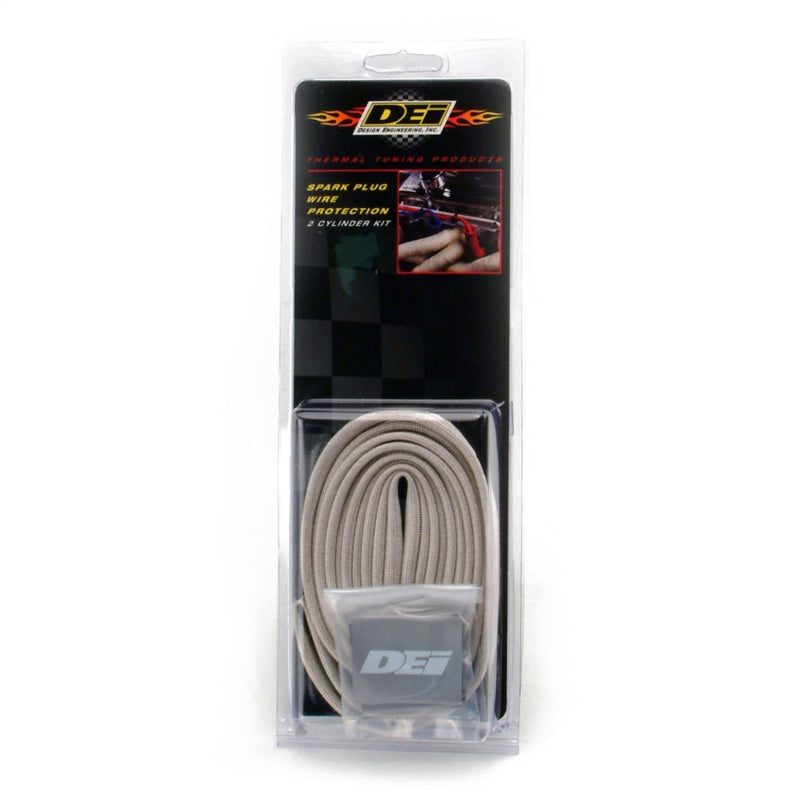 DEI Protect-A-Wire Spark Plug Wire Protector Kit - 2 Pack - Silver