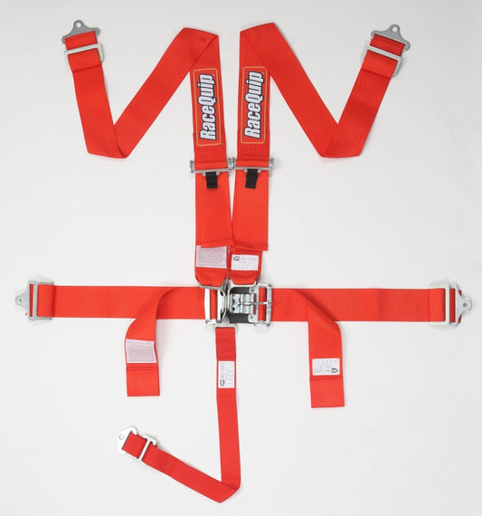 RaceQuip SFI 5pt 3in Harness Seat Belt Latch & Link - Red