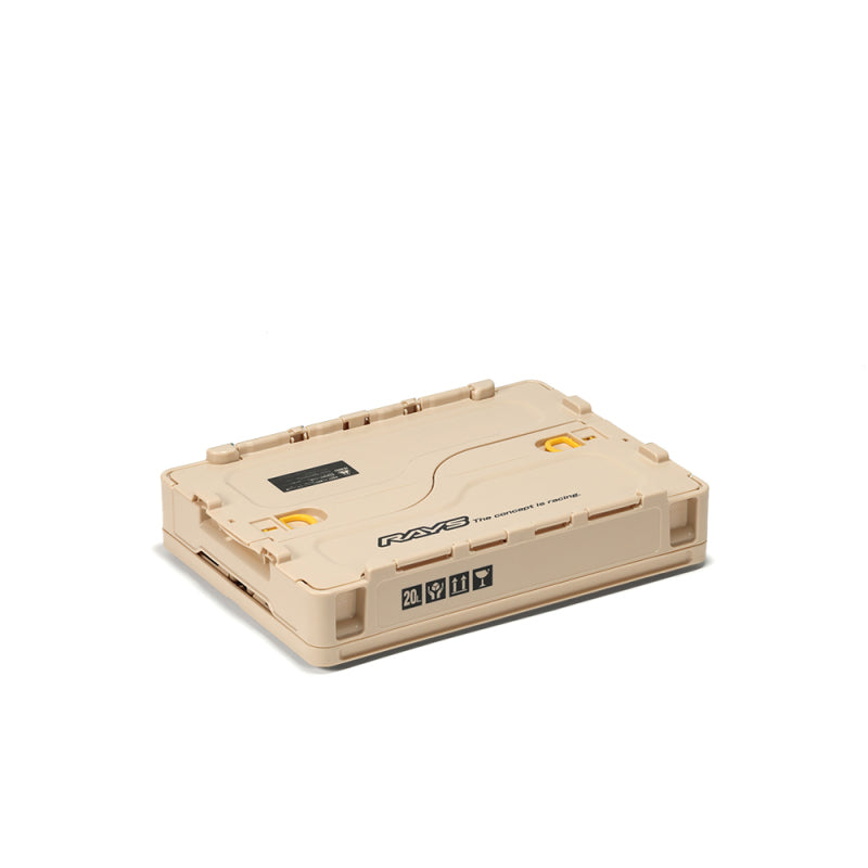 Rays Folding Tool Container Box Bin 23S 20L - Ivory