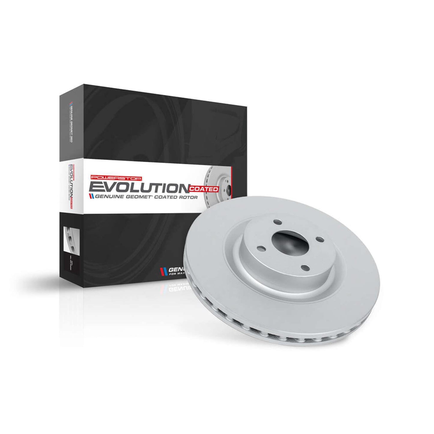 Power Stop 89-98 240SX Evolution Geomet Coated Rotor - Front 4 Lug - Single