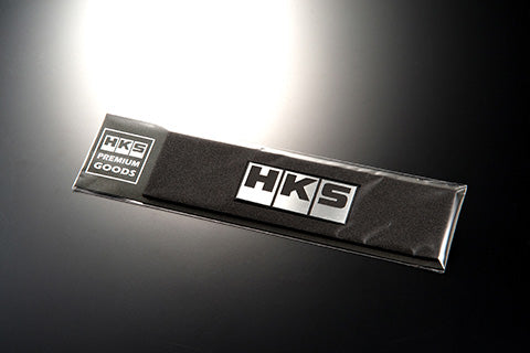 HKS Silver Logo Aluminum Emblem