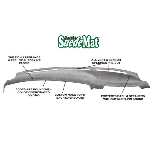 Covercraft DashMat for S13 240sx (Black Suede) Dash Cover SuedeMat