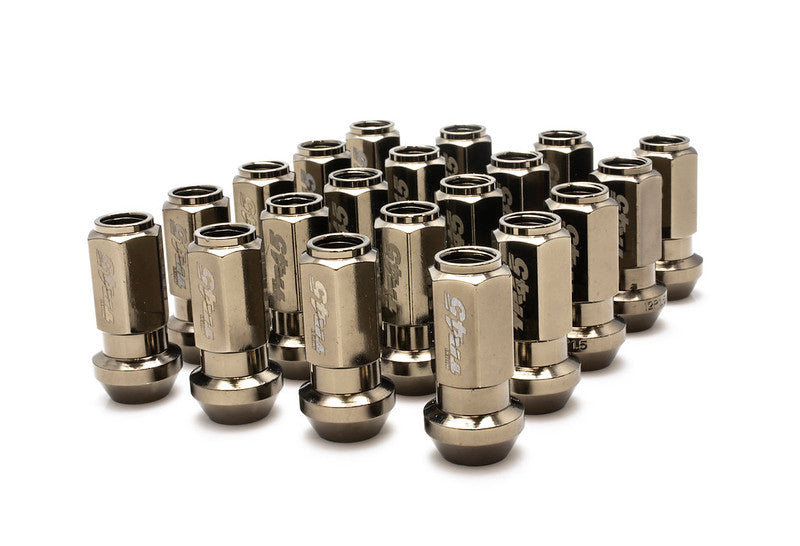 Wheel Mate Muteki TR45 Open End Lug Nuts - Titanium Finish - 12x1.25 - 45mm