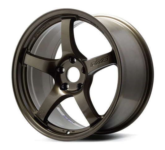 Gram Lights 57CR 19x9.5 +45 - 5x114.3 Almite Gold Wheel