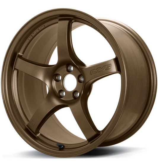 Gram Lights 57CR 17x9 +22 - 5x114.3 Bronze II Wheel