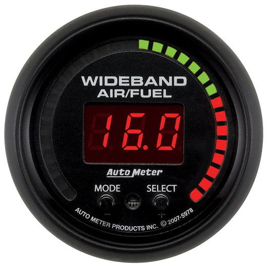 Autometer ES Digital 52mm Gauge Wideband Air/Fuel Kit