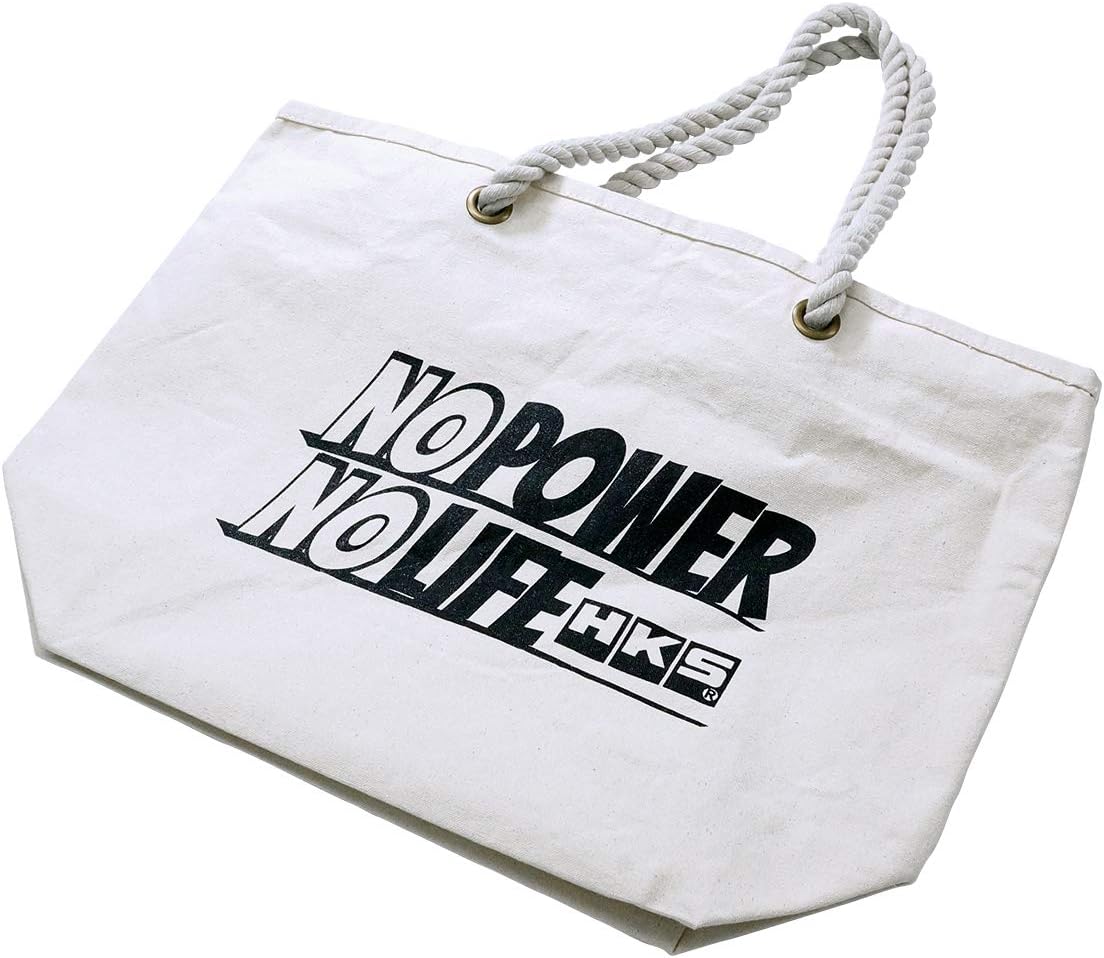 HKS No Power No Life Canvas Tote Bag