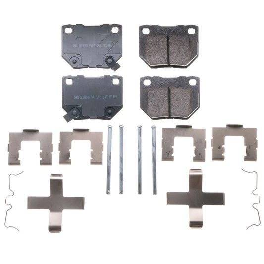 Power Stop Z17 Evolution Ceramic Brake Pads w/Hardware 90-96 300ZX Z31 - Rear