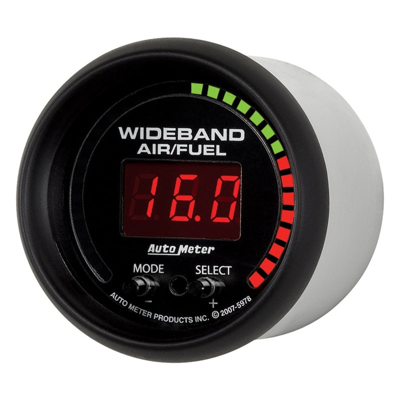 Autometer ES Digital 52mm Gauge Wideband Air/Fuel Kit