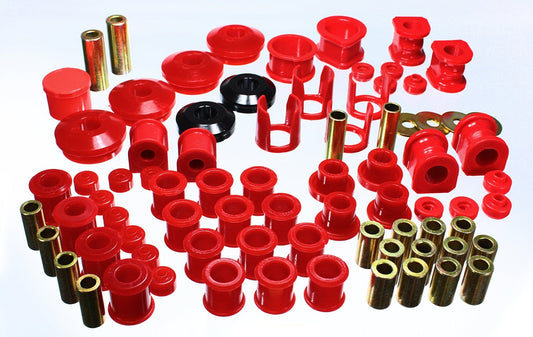 Energy Suspension 240sx S13 - Hyper-Flex Complete Master Bushing Set - RED