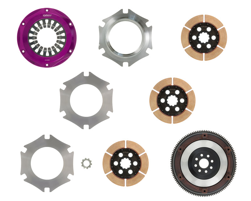 Exedy Toyota 2JZ GTE - Hyper Triple Cerametallic Clutch Rigid Disc 782 ft/lbs
