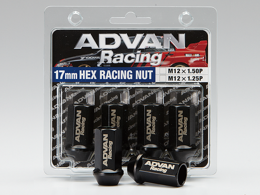 Advan Lug Nuts 12X1.25 (Black) - 4 Pack