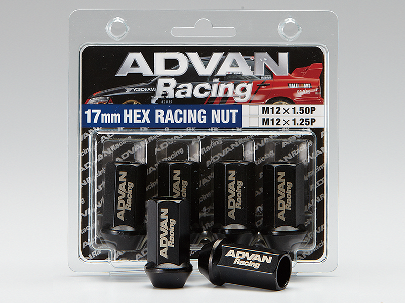 Advan Lug Nuts 12X1.5 (Black) - 4 Pack
