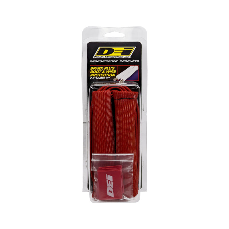 DEI Protect-A-Boot Spark Plug Wire Protector Kit - 2 Pack - Red