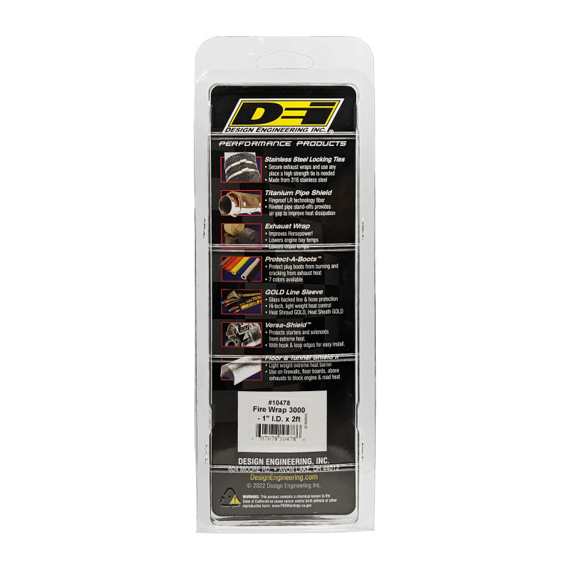 DEI Fire Sleeve Wrap 3000 1in I.D. x 2ft