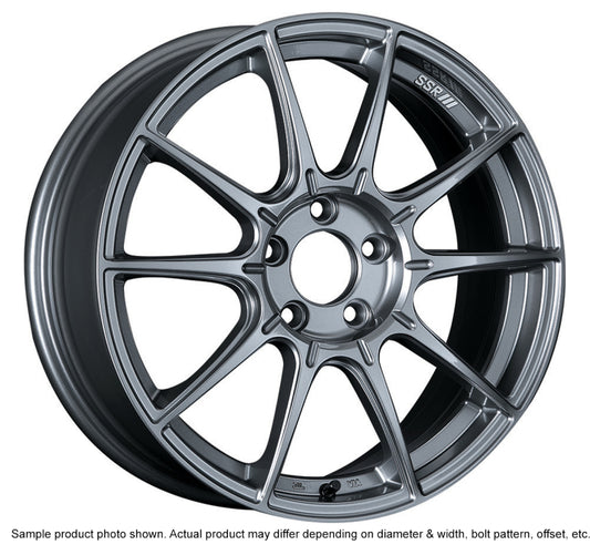 SSR GTX01 18x7.5 5x114.3 53mm Offset - Dark Silver Wheel