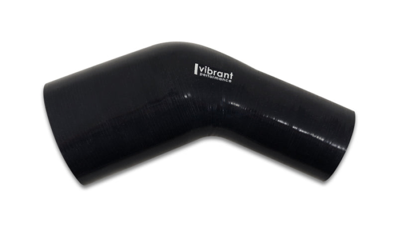 Vibrant 4-Ply 3.00in x 4.00in Silicone Coupler Hose 45 Degree Elbow